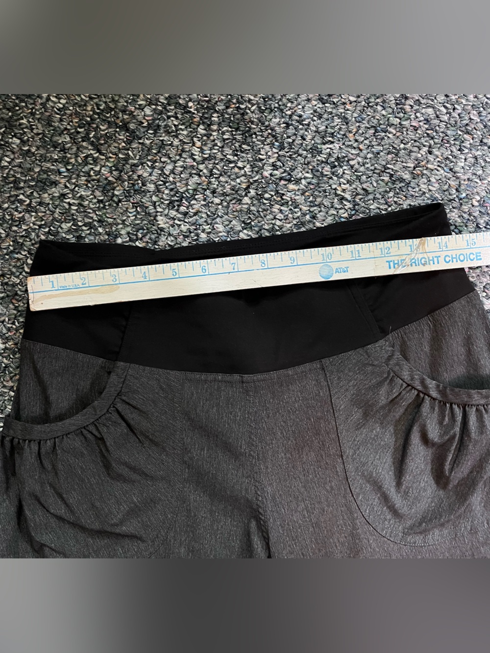 Prana Summit capris. Medium. Black & gray - Picture 3 of 10